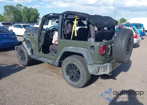 2015 Jeep Wrangler Willys Wheeler из США, поврежденный, VIN 1C4AJWAG3FL592968